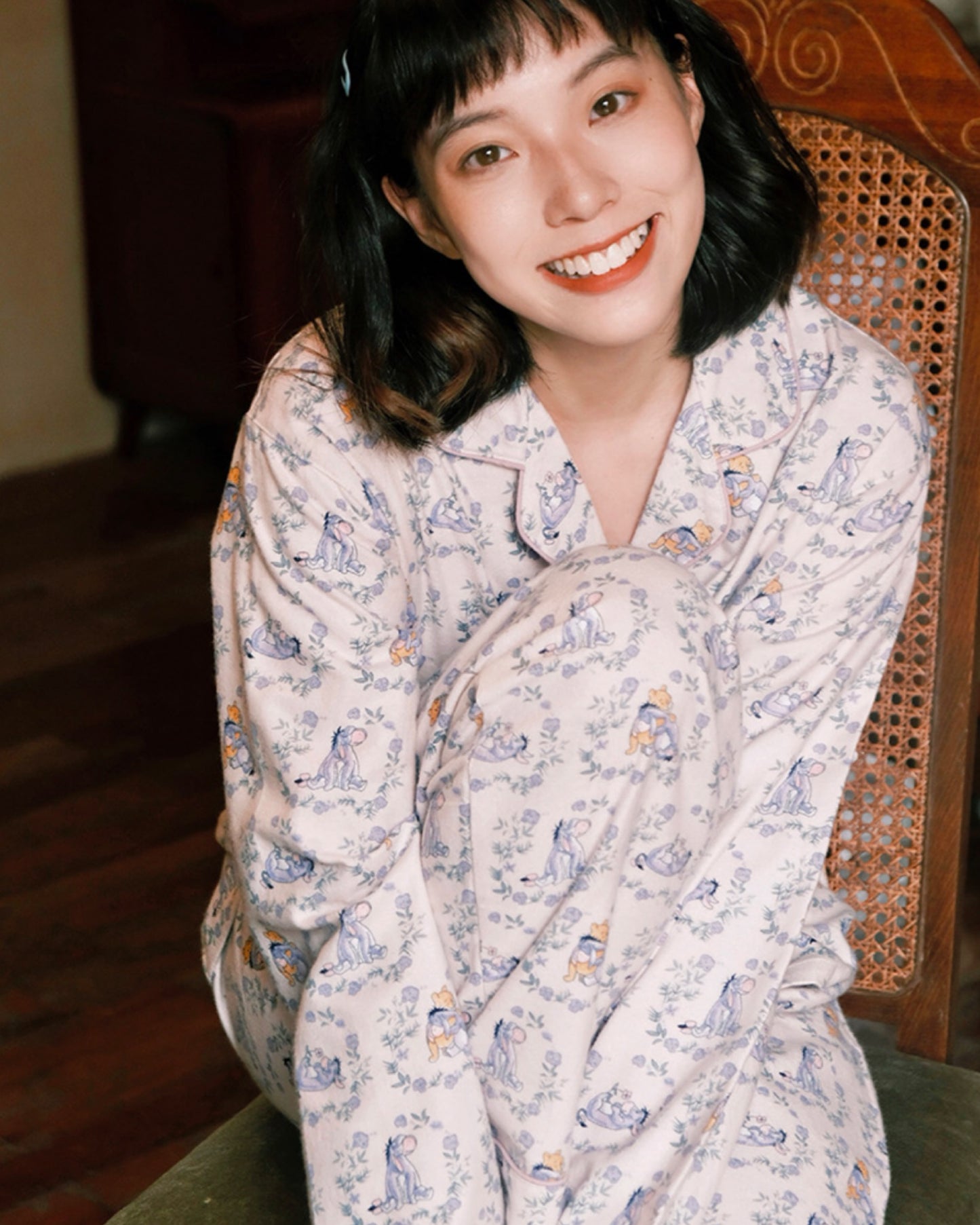 【先行発売開始】2025Winter新作 全面起毛 クマちゃんプリント 日本製