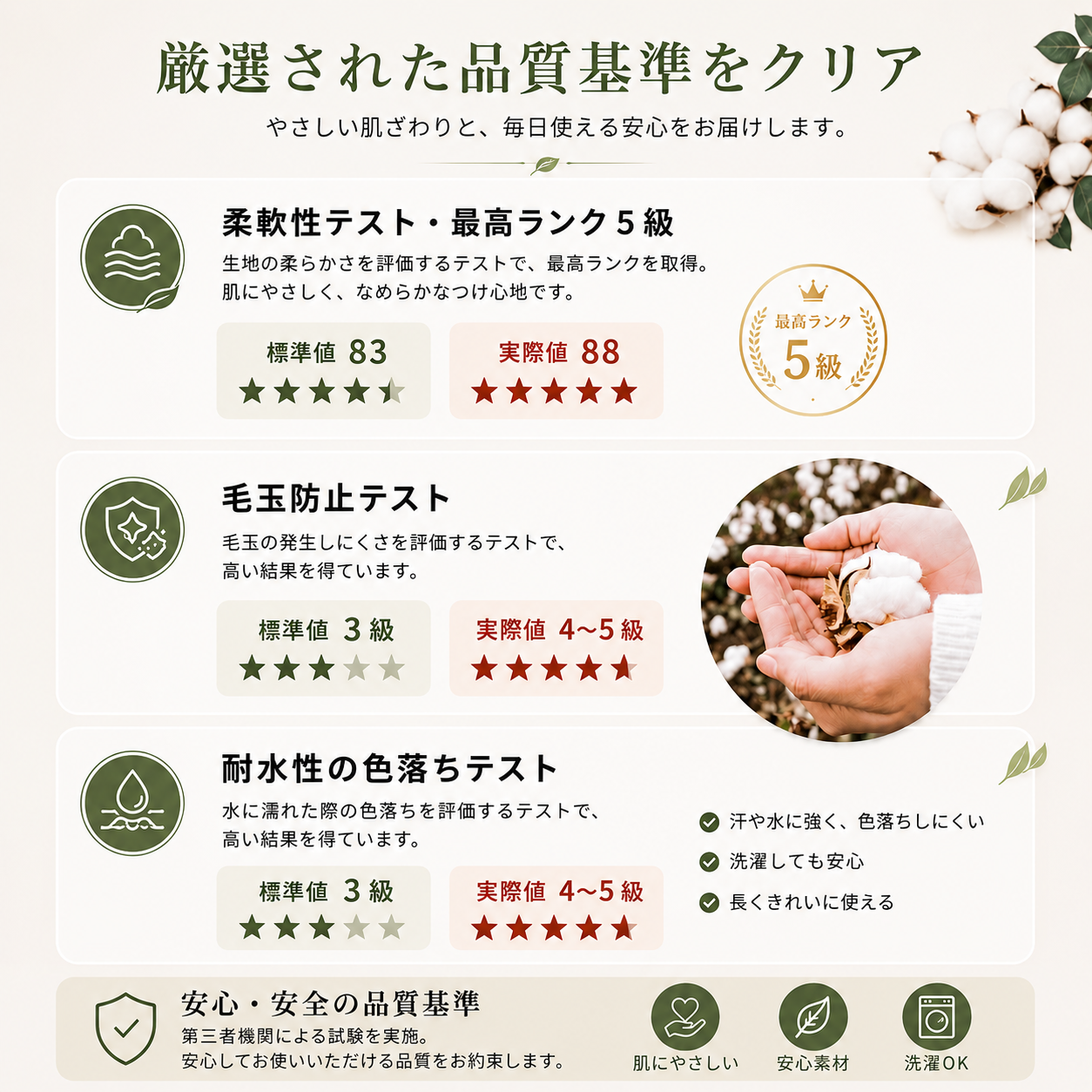 【FIORA】ダブルガーゼW 襟なし 赤いリボン 長袖 長ズボン パジャマ ルームウェア レディース