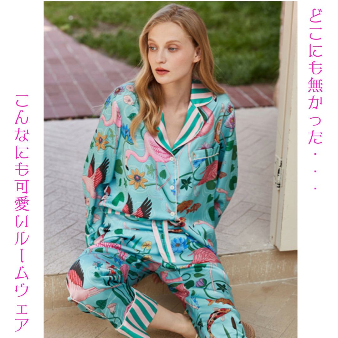 2025 New Ice Silk Flamingo Light Blue