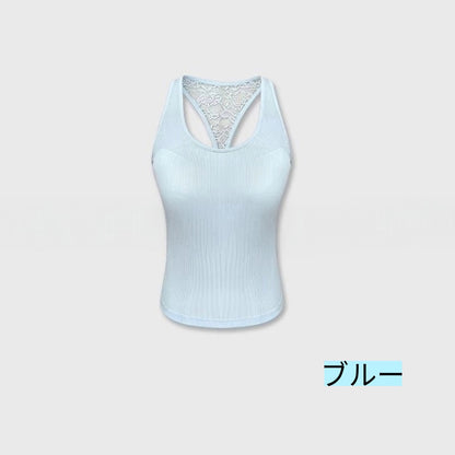 後ろ姿美人キャミ　タンクトップ　バックレースキャミ 振り返るたび、ちょっと特別　普通のキャミじゃ物足りない