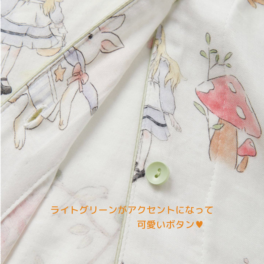 2025 Bamboo Cloth🎋 Pajamas, Short Sleeves, Long Pants, Rabbit Pattern