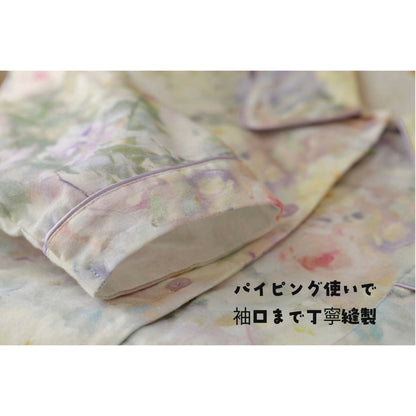 2025Winter 　全面起毛　両面起毛だから片面よりさらに柔らかく、あたたかい！　綿100％　ペイントフラワー　日本製