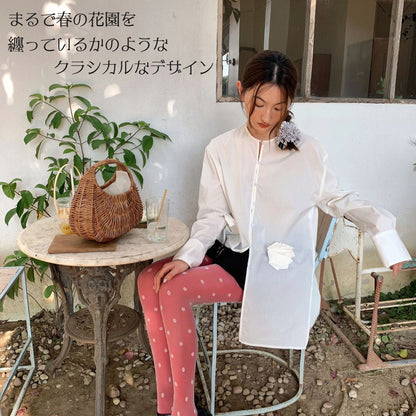 アレンジ次第で幾通りの着こなし長袖シャツ