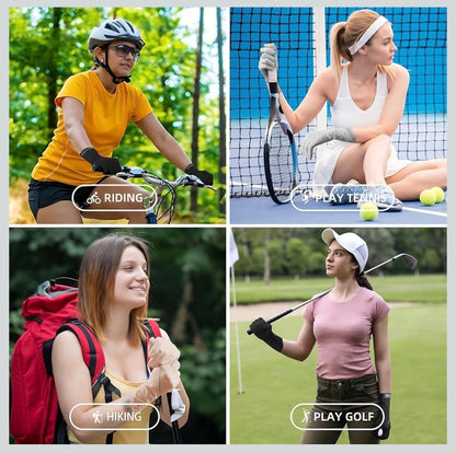 UPF 50+ ドライビンググローブ レディース 紫外線保護 フルフィンガータッチスクリーン ノンスリップグローブ アウトドアスポーツ用