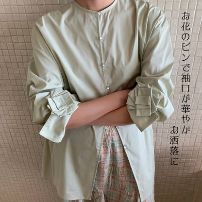 アレンジ次第で幾通りの着こなし長袖シャツ
