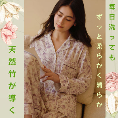竹布🎋TAKEFU 【日本製】2025 9月新作 一度の出会いで一生の定番になる！紫雀花柄