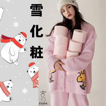 2025 冬新作❄️日本製❤️モコモコルームウェア　ピンク　上下セット