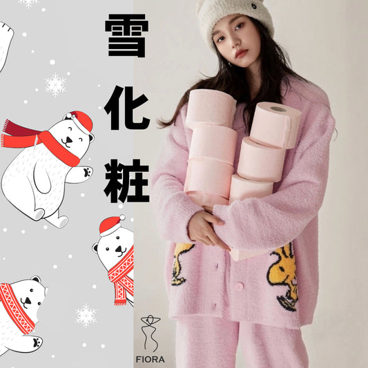 2025 冬新作❄️日本製❤️モコモコルームウェア　ピンク　上下セット