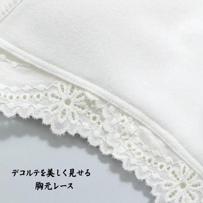 2026年新作　暖かい美シルエットインナーキャミ    両面起毛　ホワイト　ブラック　カーキ　レッド　キャミソール　レース　裏表起毛　４色展開